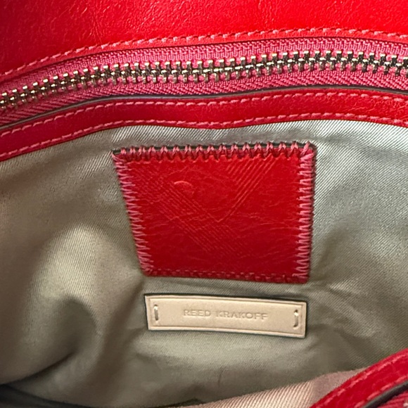 NWOT Reed Krakoff Boxer Tote Red Leather - Picture 8 of 11